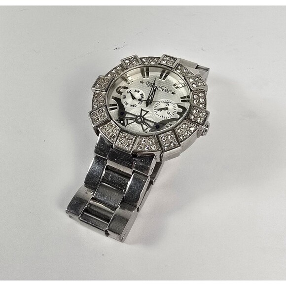 Men's MARC ECKO Watch Stainless Steel Case Metallic Detailing E20034G1 - Picture 2 of 7